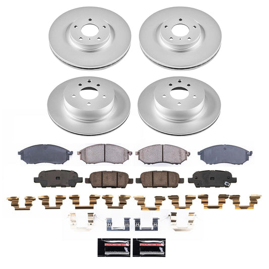 PowerStop Front Z17 Coated Brake Kit | Cadillac CT4 (20-22) (CRK9075)
