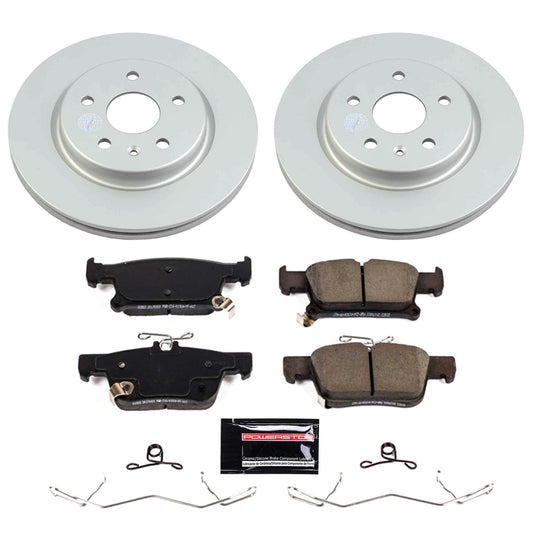 PowerStop Rear Z17 Coated Brake Kit | Buick Envision (19-20) (CRK9104)