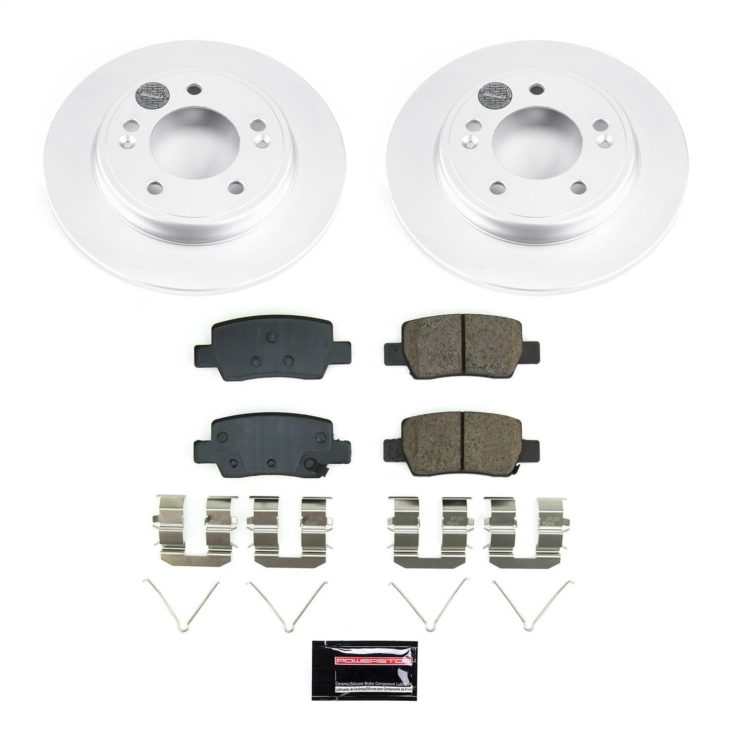 PowerStop Rear Z17 Coated Brake Kit | Hyundai Elantra (21-23) (CRK9106)