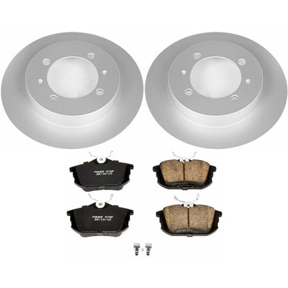 PowerStop Rear Z23 Evolution Sport Coated Brake Kit | Volvo S40 (00-04) (CRK913)