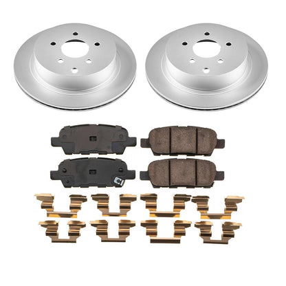 PowerStop Rear Z17 Coated Brake Kit | Infiniti FX35 2009 (CRK9134)