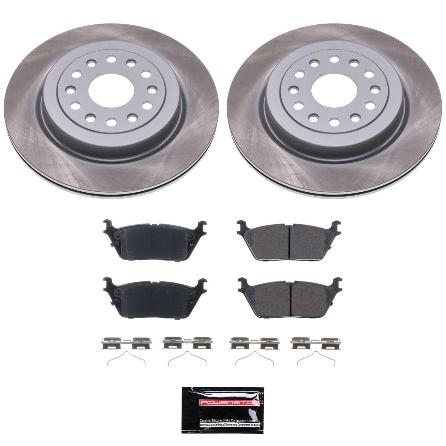 PowerStop Front and Rear Z17 Coated Brake Kit | Buick Envision (19-20) (CRK9153)