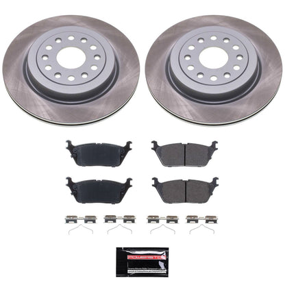 PowerStop Front and Rear Z17 Coated Brake Kit | Buick Envision (19-20) (CRK9153)