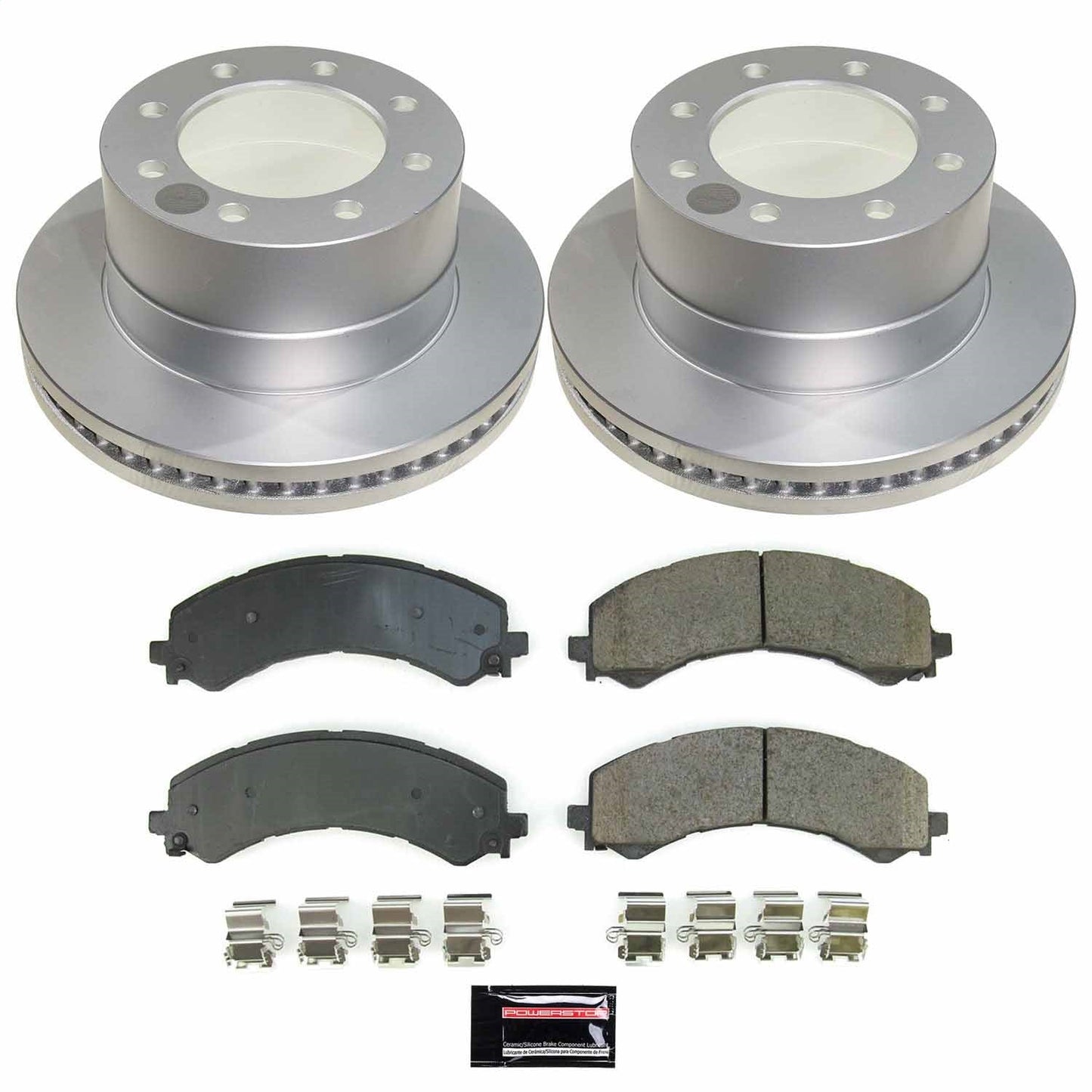 PowerStop Rear Z17 Coated Brake Kit | Chevrolet Express 3500 (21-23) (CRK9183)