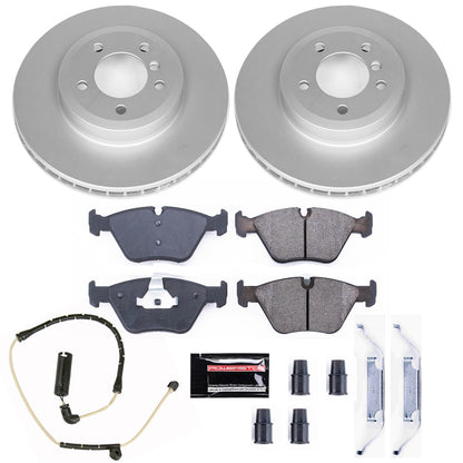 PowerStop Front Z23 Evolution Sport Coated Brake Kit | BMW Z4 (06-08) (CRK928)