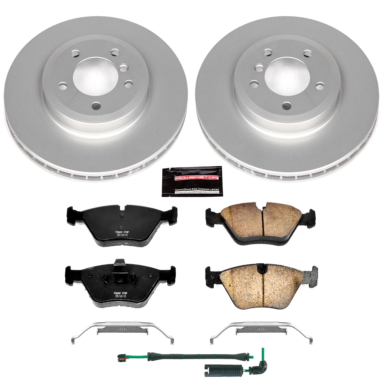 PowerStop Front Z23 Evolution Sport Coated Brake Kit | BMW 330Ci (01-06) (CRK933)