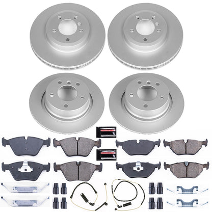 PowerStop Front & Rear Z23 Evolution Sport Coated Brake Kit | BMW Z4 (06-08) (CRK935)