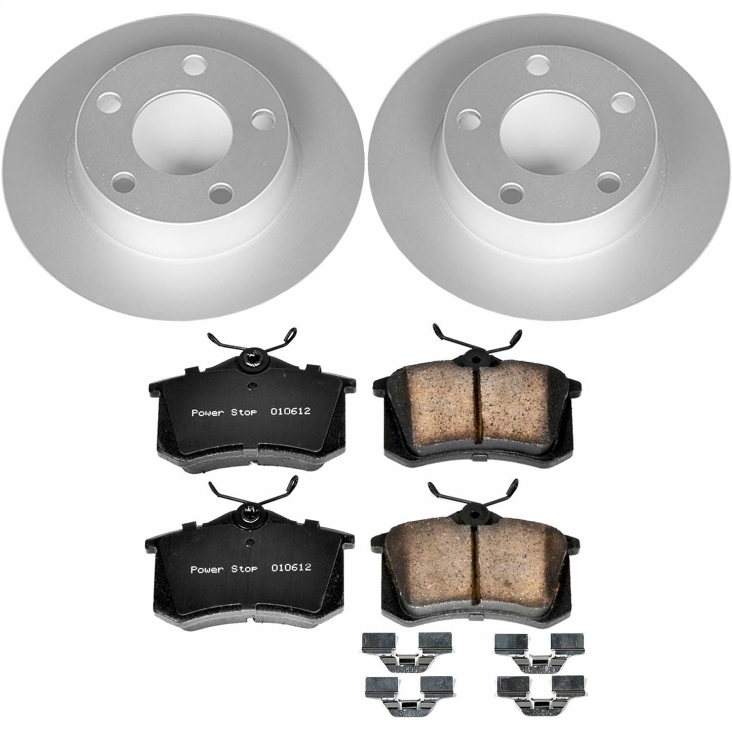 PowerStop Rear Z23 Evolution Sport Coated Brake Kit | Audi Allroad Quattro (01-05) (CRK940)