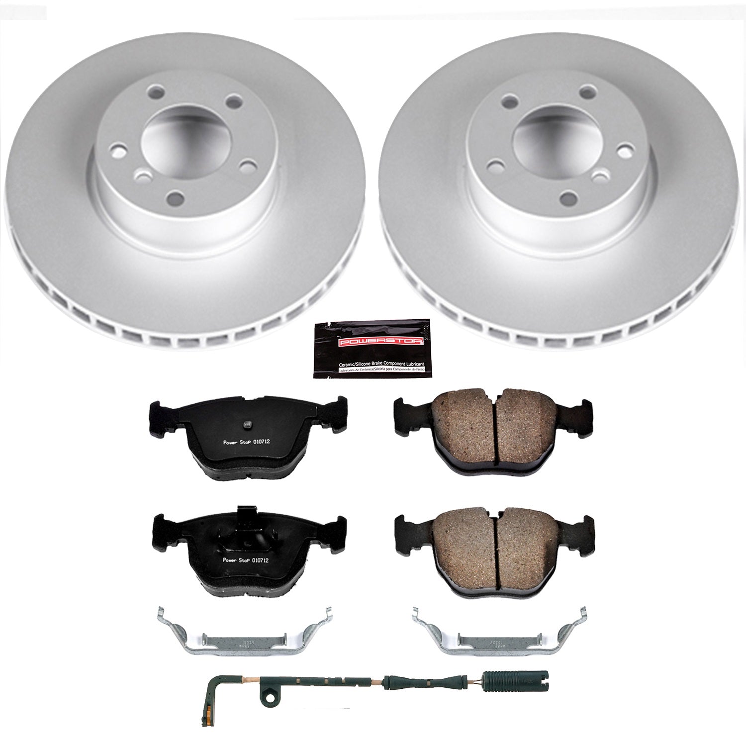 PowerStop Front Z23 Evolution Sport Coated Brake Kit | BMW 530i (01-03) (CRK944)