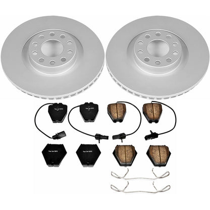 PowerStop Z23 Evolution Sport Coated Front Brake Kit | Audi A6 Quattro (00-04) (CRK948)