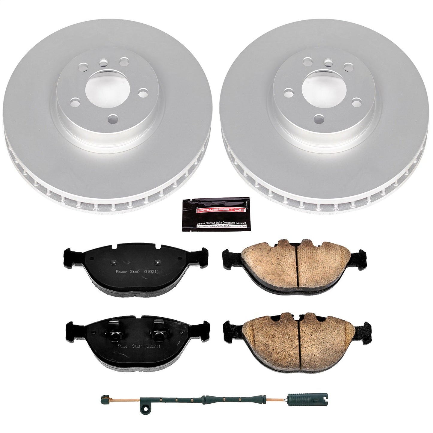 PowerStop Front Z23 Coated Brake Kit | BMW X5 (05-06) (CRK956)