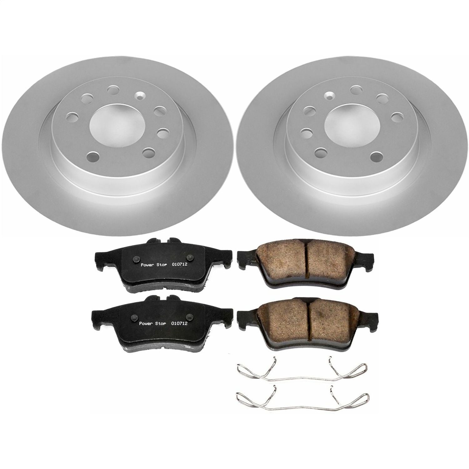 PowerStop Rear Z23 Evolution Sport Coated Brake Kit | Saab 9-3 (03-11) (CRK981)