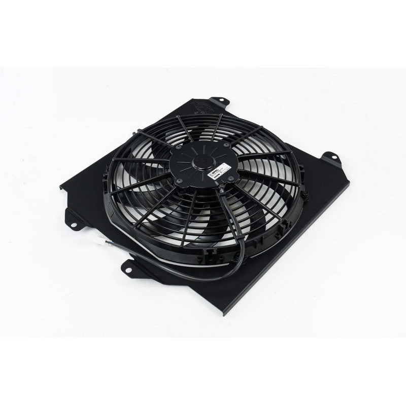 CSF All-Aluminum Fan Shroud w/12in SPAL Fan - Black Finish | 92-00 Honda Civic