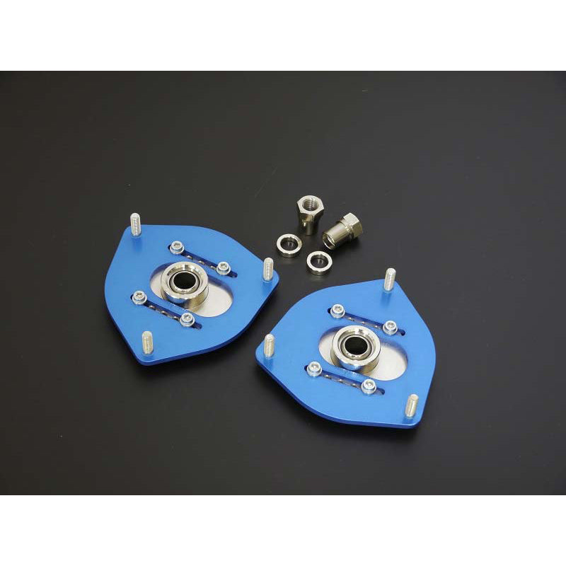 Cusco Front Camber Adjustable Top Mounts w/ Pillow Nut & Collar (Nut-I / Collar-24) Front | Mitsubishi EVO X (08-15) (566 410 A)