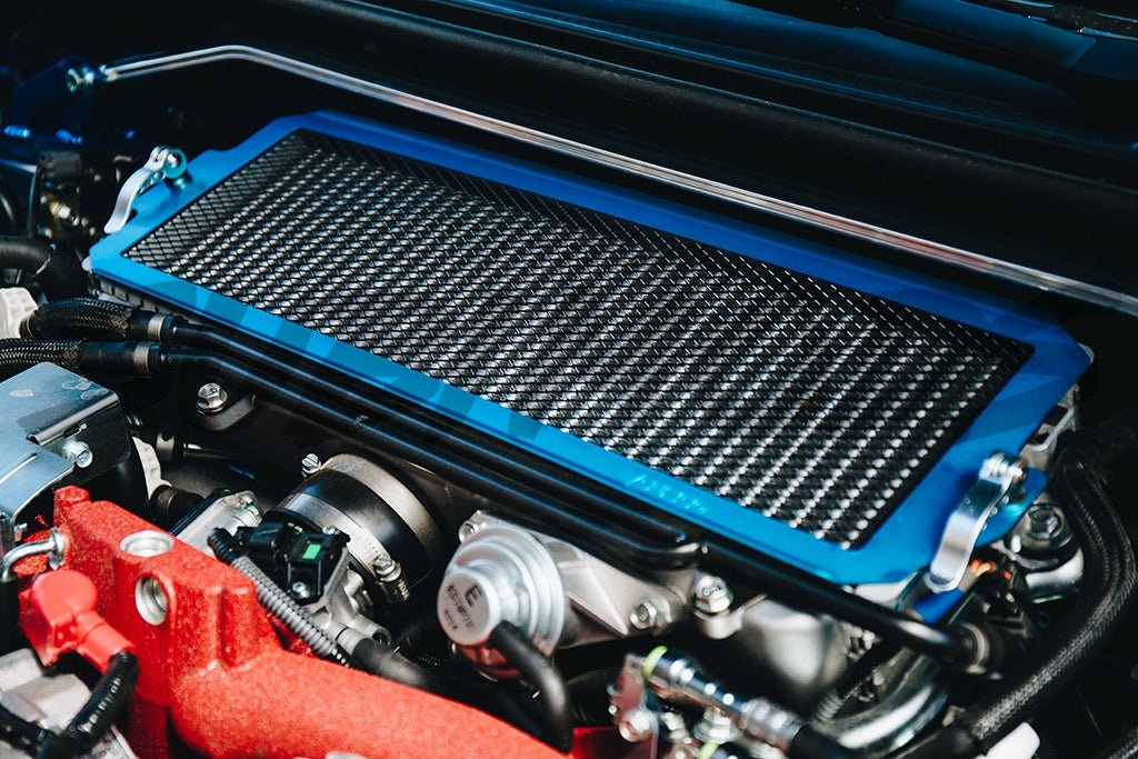 Cusco Turbo Intercooler Grill Kit Blue w/ Mesh | Subaru Impreza WRX/WRX STI (08-17) (6A1 035 A)