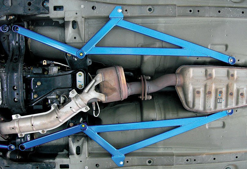 Cusco Power Brace Under Side Center | 2002-2007 Subaru WRX / 2004-2007 STi (672 492 C)