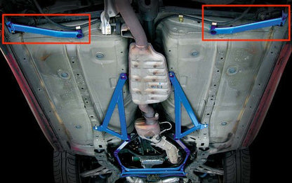 Cusco Power Brace Rear Under Side | 2002-2007 Subaru WRX / 2004-2007 STi (672 492 R)