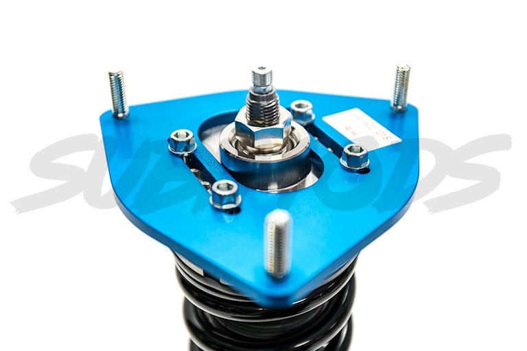 Cusco Street Zero-A Front Pillow / Rear Rubber Upper Coilovers | Subaru WRX STI (15-21) (6A1 61N CN)