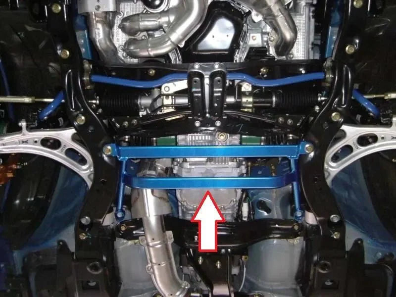 Cusco Lower Bar Type II Front | Subaru WRX STI Impreza GDA Turbo Only (666 477 A)