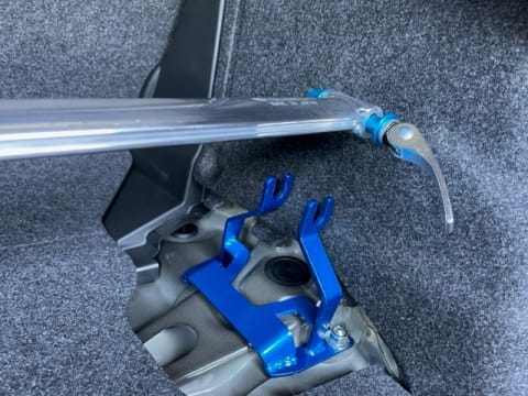 Cusco Type OS Quick Release Rear Strut Tower Bar | 2022 Subaru WRX (6A9 541 C)