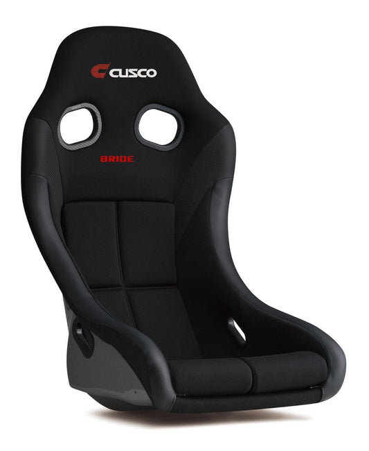Cusco X Bride Collaborated ZIEG IV +C Wide Silver Fixed Back Seat Silver FRP Shell and Black Fabric