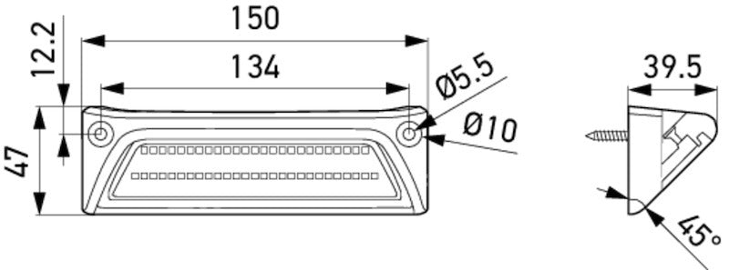 Hella 6in LED Scene Light Bar | Universal (357098001)