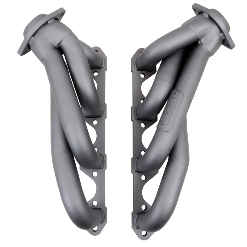 BBK Shorty Unequal Length Exhaust Headers | Ford Mustang 79-93 (1-5/8 Titanium Ceramic) (1515)