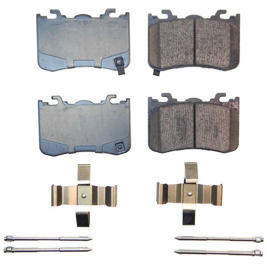 PowerStop 2024 Ford Mustang Rear Z17 Evo Ceramic Brake Pad w/Hardware (17-2528)