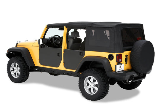 Bestop 51804-01 Element Panels Rear Doors Black For Jeep Wrangler JK