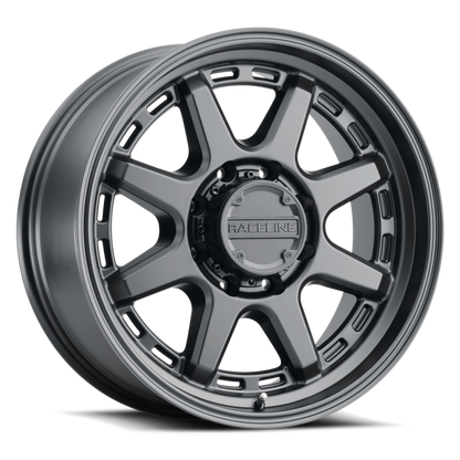 Raceline 947 Scout Satin Black | 20x9" +0mm | 6x139.7mm Wheel