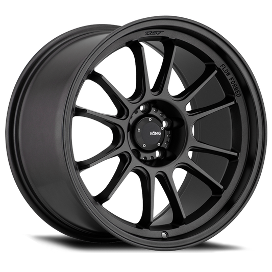 Konig Hypergram Matte Black | 18x9.5" +35mm | 5x120mm Wheel