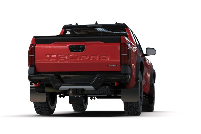 Rally Armor MF114-UR-BLK-RD Black Mud Flap/Red Logo For 24 Toyota Tacoma
