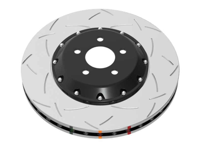 DBA 2-Piece Slotted Front 5000 Series Rotor w/ Black Hat | Cadillac XLR (04-09) (DBA52994GLDS)
