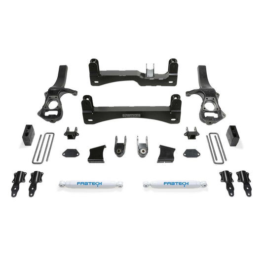 Fabtech 6in Basic Suspension System w/ Performance Shocks | GM C1500 Pickup (19) (K1150)