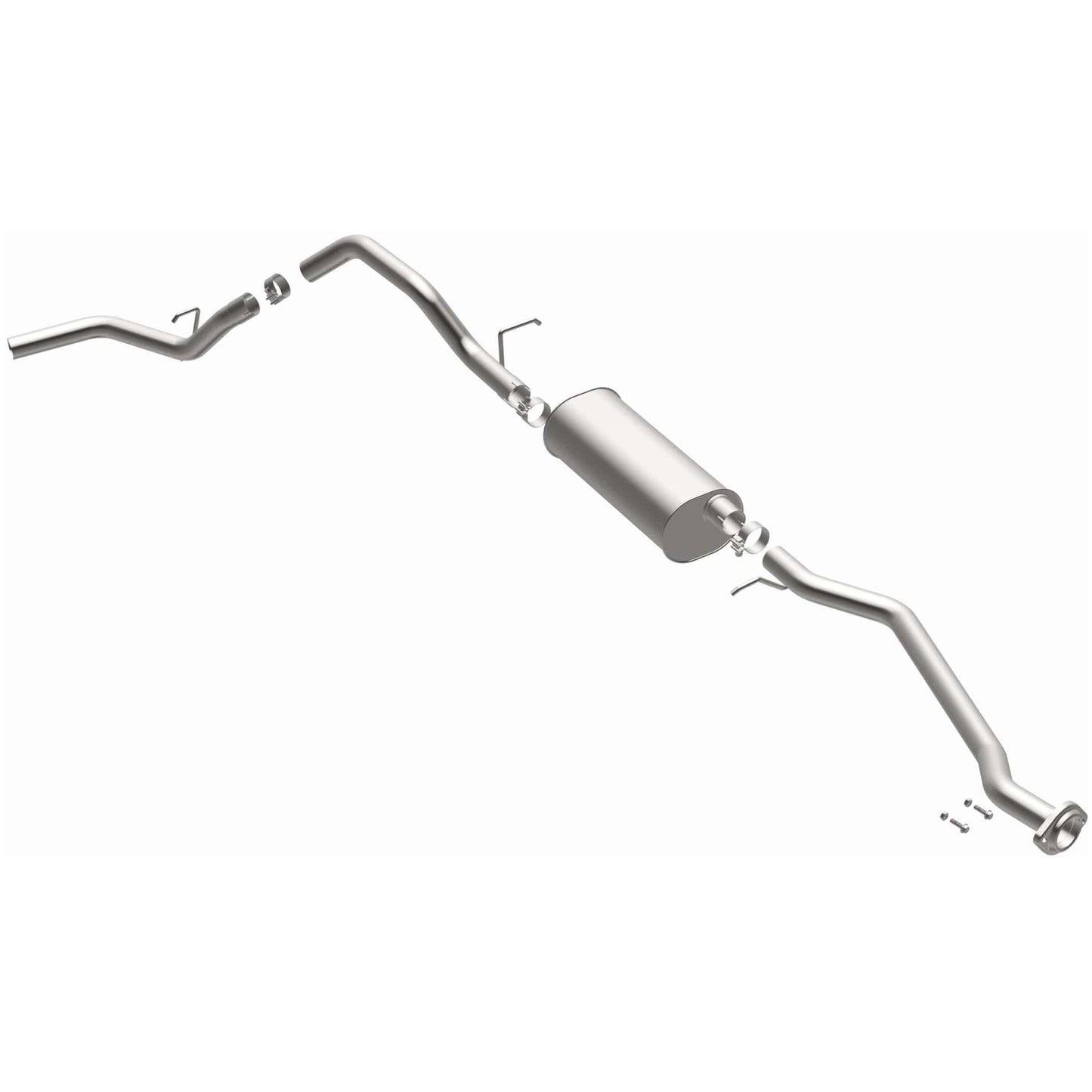 BRExhaust Stainless Steel Direct-Fit Replacement Exhaust System 116-0509