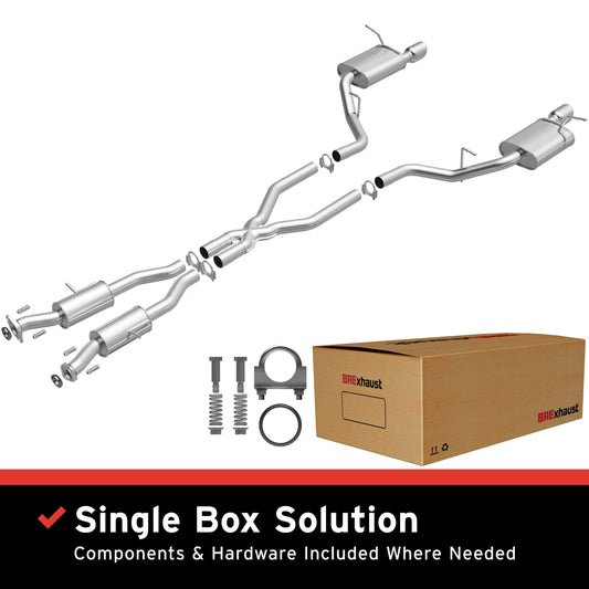 BRExhaust 2011-2023 Dodge Durango Direct-Fit Replacement Exhaust System