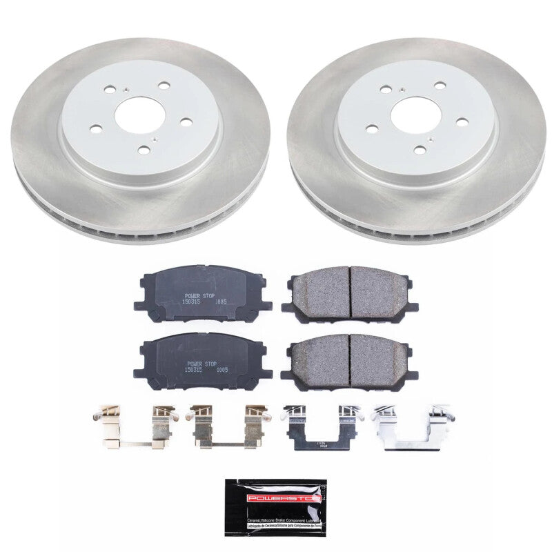 PowerStop 06-07 Toyota Highlander Front Semi-Coated Rotor Kit (SC196)