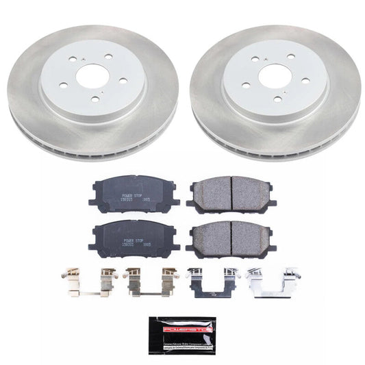 PowerStop 06-07 Toyota Highlander Front Semi-Coated Rotor Kit (SC196)