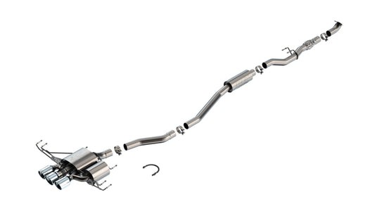 Borla 4in ATAK Catback Exhaust | Honda Civic Type R (23) (140927)