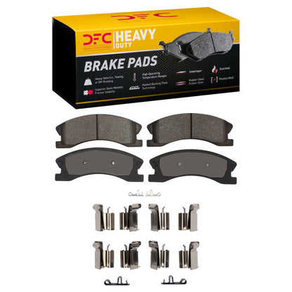 DFC HD Brake Pads and Hardware Kit (FRONT): Jeep Grand Cherokee (99-04)