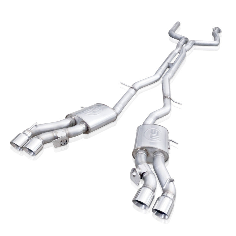 Stainless Works Catback System Resonated X-Pipe Dual-Mode Mufflers | Cadillac CTS-V Sedan (16-18) (CTSV16CB)