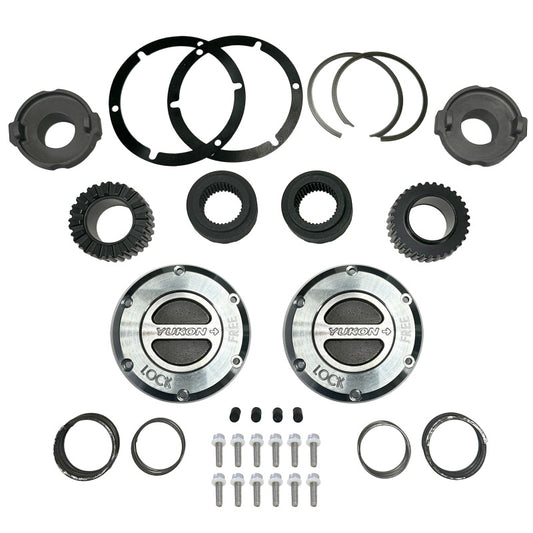 Yukon Gear & Axle 35-Spline Locking Hubs For Ford F-250/350 Super Duty (99-23) (YHC70011)