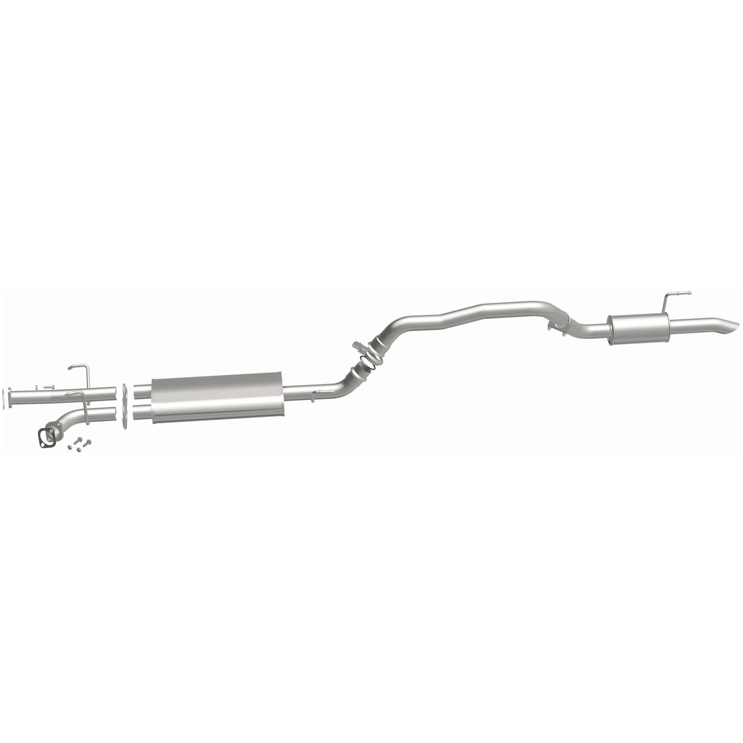 BRExhaust 2008-2017 Toyota Sequoia 5.7L Direct-Fit Replacement Exhaust System