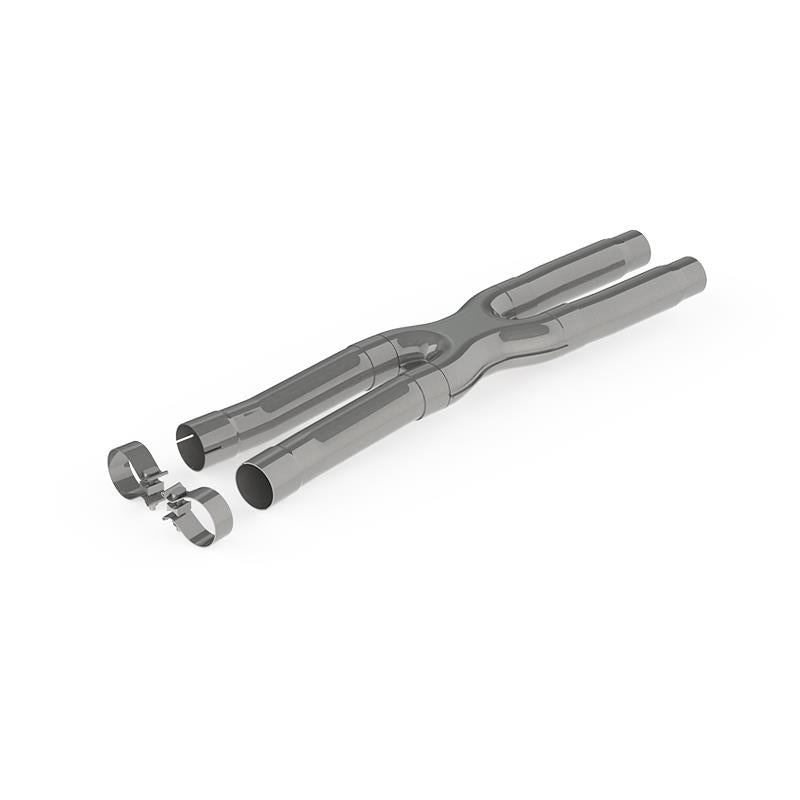 MBRP 15-19 Ford Mustang GT 2.5in Resonator Delete X-Pipe T409 (S7213409)