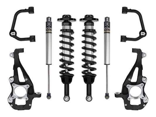 ICON 21-23 Ford F150 4WD 3.5-4.5in  Stage 1 Suspension System With Tubular Upper Control Arms