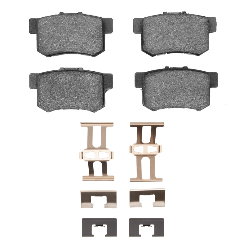 R1 Concepts Rear Semi-Metallic Brake Pads w/HW | Honda S2000 (00-13) (2311-0537-03)
