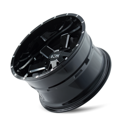 ION Wheels Type 141 Gloss Black Milled | 20x12" -44mm | 5x127mm Wheel