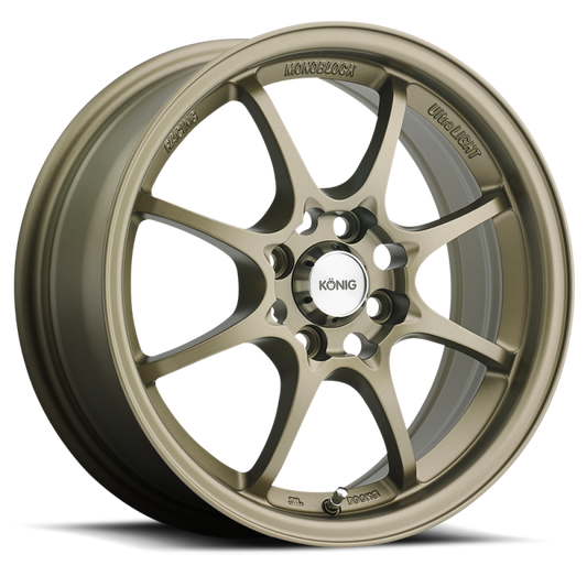 Konig Helium Bronze | 15x6.5" +40mm | 4x100mm Wheel