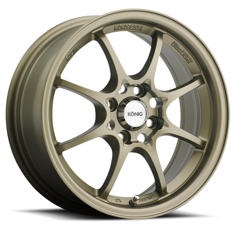 (set of 4) Konig Helium Bronze | 15x6.5" +40mm | 4x100mm Wheel