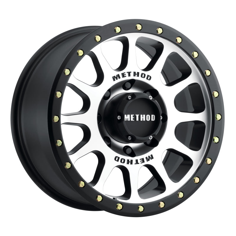 Method MR305 NV Machined - Matte Black Lip | 17x8.5" +0mm | 8x6.5mm Wheel